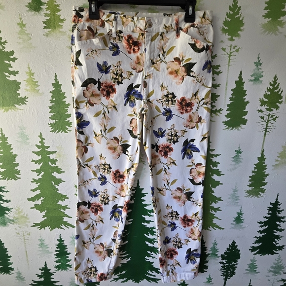 Workshop Republic Floral Print Pants - Picture 1 of 9